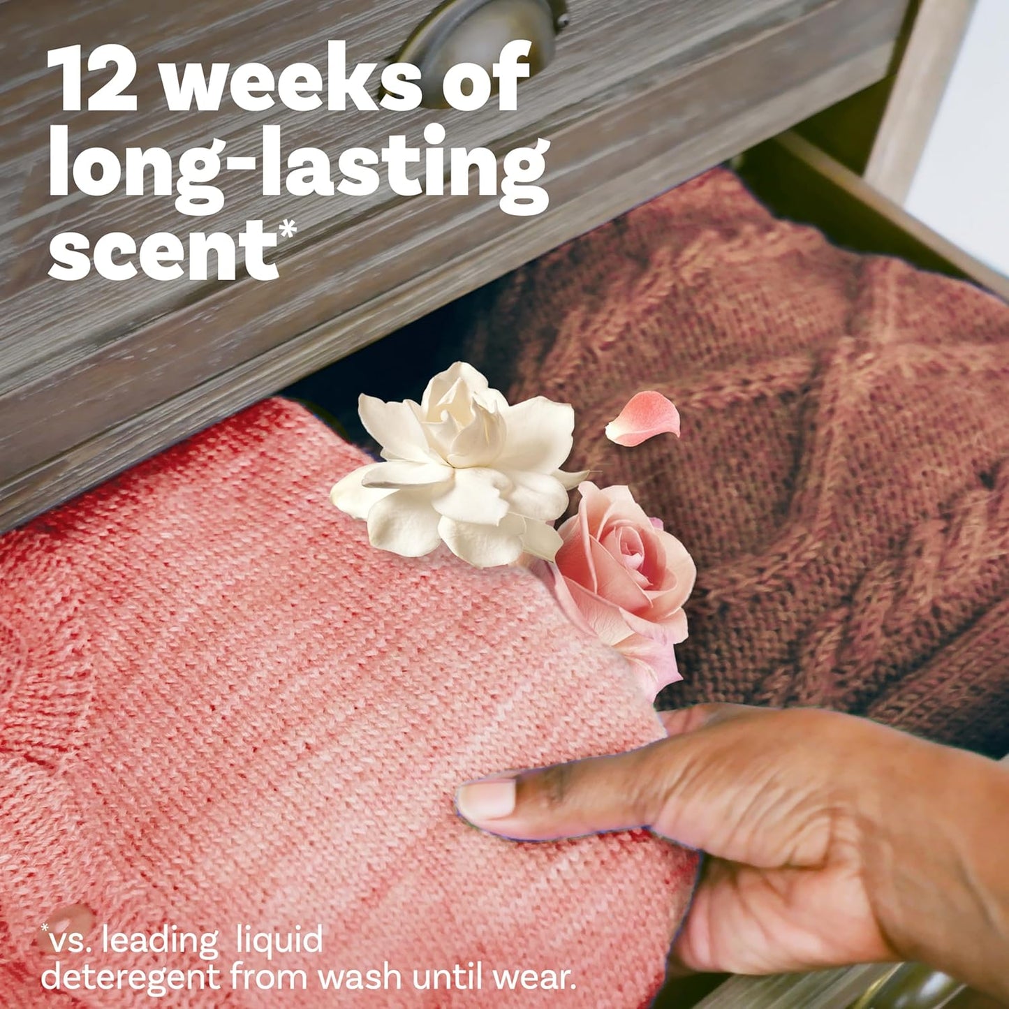 Downy Infusions In-Wash Laundry Scent Booster Beads, BLISS, Sparkling Amber and Rose, 24 oz