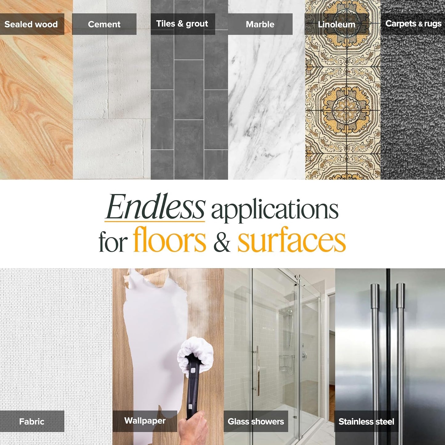 Dupray Neat Steam Cleaner with 18-Piece Kit – (Neat with the Awesome Bag) Powerful, chemical-free cleaning for floors, cars, tiles, grout, and more. *Kills 99.9% of Bacteria & Viruses