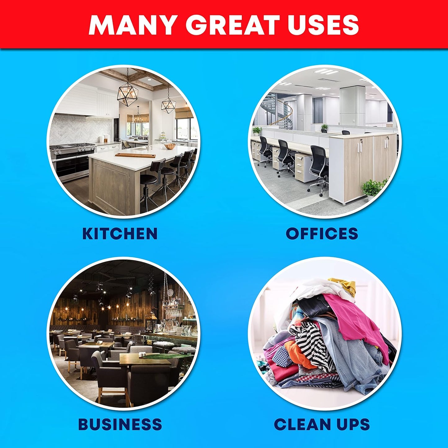 Veska 65 Gallon Trash Bags for Toter, (Value-Pack 50 Count w/Ties) Extra Large 64 Gallon Heavy Duty, 60 Gal Trash Bags Outdoor Garbage Can Liner for CustodiansExtra Large Garbage Bag 70 Gallon