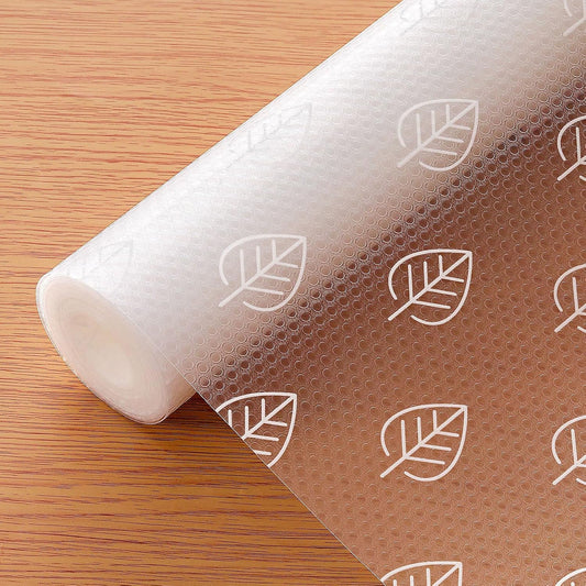 Cooyes Shelf Liner Drawer Liners, Shelf Liners for Kitchen Cabinets, Non Adhesive Cabinet Liner, EVA Waterproof Non-Slip Refrigerator Liners for Kitchen, Drawer