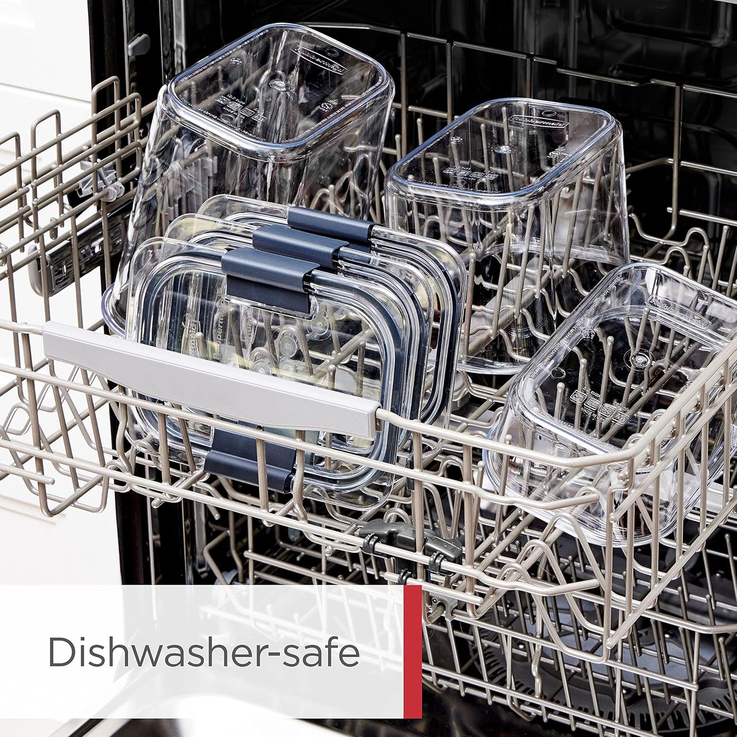 Rubbermaid Brilliance Airtight Food Storage Container | BPA-Free | Dishwasher-Safe | 32oz Capacity | Pack of 2