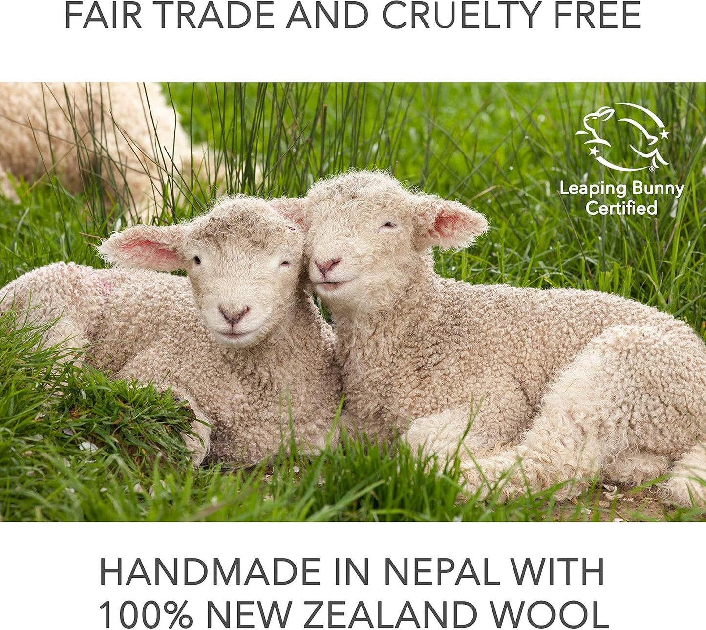 Friendsheep Wool Dryer Balls 6 Pack XL Organic Premium Reusable Cruelty Free Handmade Fair Trade No Lint Fabric Softener Color - Rainbow Blast