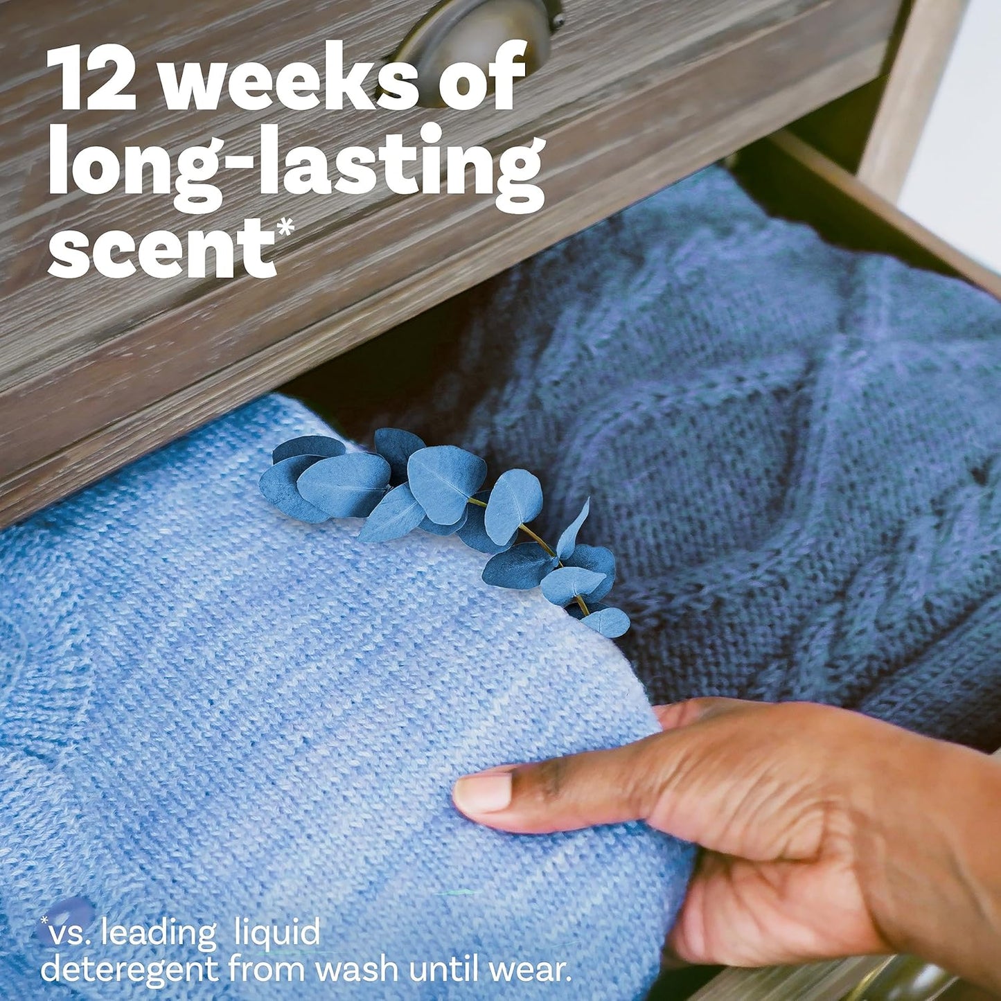 Downy Infusions In-Wash Laundry Scent Booster Beads, BALANCE, Crisp Rain and Blue Eucalyptus, 13.4 oz