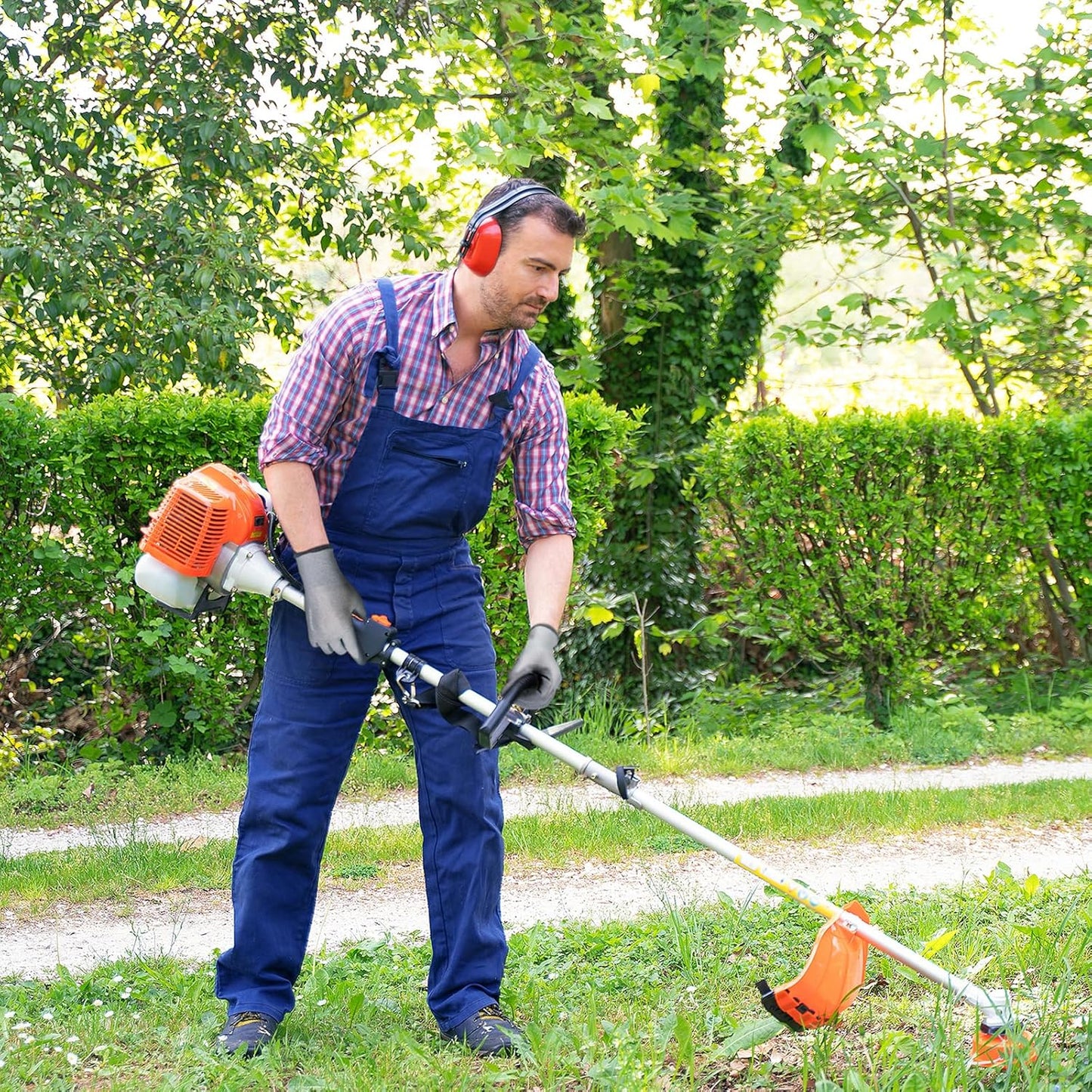 Kebada W1 Work Gloves for Men and Women,12 Pairs Touchscreen Working Gloves with Grip, PU Coating on Palm & Fingers,Gray Small