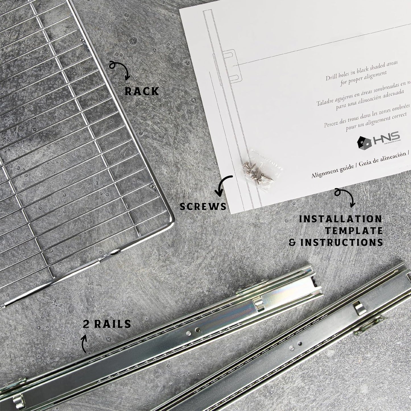 HOLDN’ STORAGE Pull Out Cabinet Organizer, Heavy Duty Caddy w/Lifetime Limited Warranty -17”W x 21”D - Requires At Least 18-1/4” Cabinet Opening, Steel Metal Cabinet Drawers Slide Out, Chrome