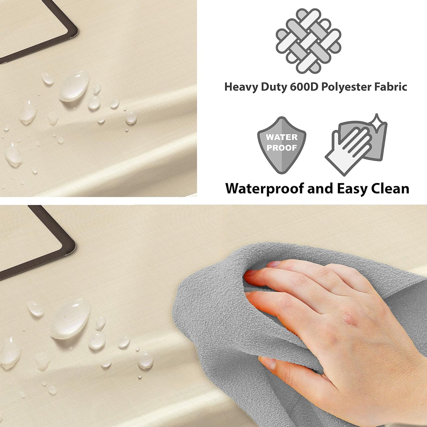 Simple Houseware Heavy-Duty 3-Bag Laundry Sorter Cart, Chrome